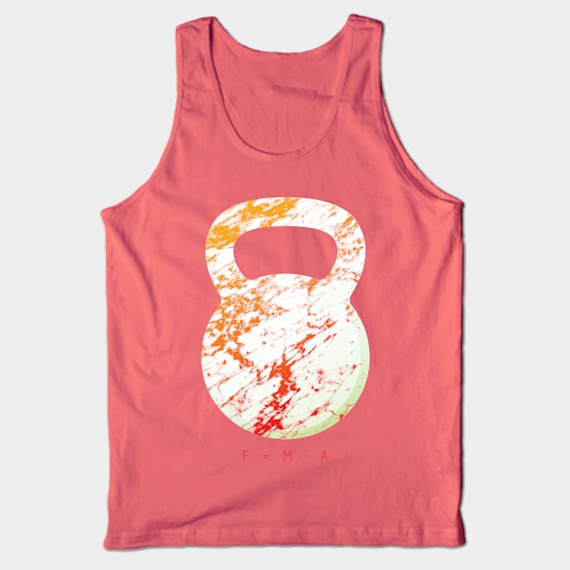 Marble Kettlebell in Desert Tank Top by Warrah